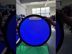 Sinalização digital de arte redonda