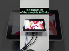 Exibição LCD destacada