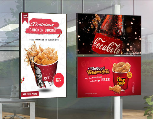 comprar 55 polegadas de frente para a janela LCD tela Smart Signage Menu Board 3000nits online manufacture