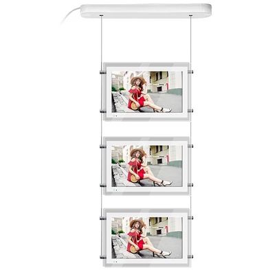 comprar A3 Smart Hanging LCD Window Facing Display Signage Brilho ajustável 1500nits Fabricação em linha