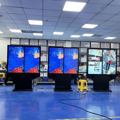 comprar 55-Inch Dual-Screen Side-By-Side Outdoor Waterproof High Brightness KFC / McDonald'S Menu Boards Fabricação em linha