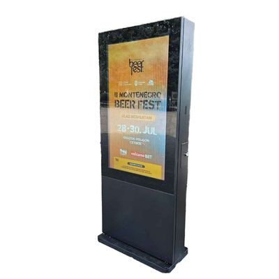 comprar Outdoor Digital Billboard com classificação IP65, brilho de 1000cd e material de aço inoxidável para alta visibilidade e durabilidade Fabricação em linha