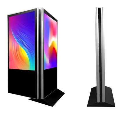 comprar 55/65 polegadas 3000 Nits Brilho IP65 Impermeável Sinalização Digital Externa Publicidade LCD Totem Kiosco Fabricação em linha