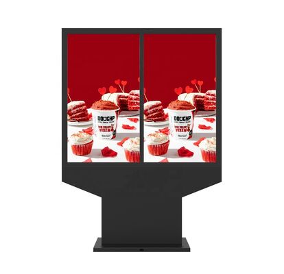 comprar Display Digital Externo Vertical de Tela Dupla de 55 polegadas com Brilho de 4000 nits e Display Publicitário LCD à Prova d'Água Fabricação em linha