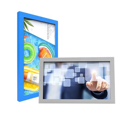 comprar Máquina de publicidade exterior IP65 resistente à água com brilho de 2000 nits para sinalização digital montada na parede do elevador Fabricação em linha