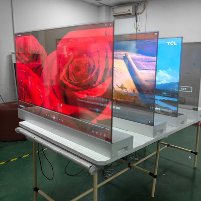 55 polegadas Contraste 64x32 Branco Azul OLED Display Smart TV Monitor