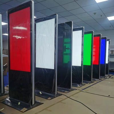 Máquina de publicidade de sinalização digital vertical de 65 polegadas LCD Android