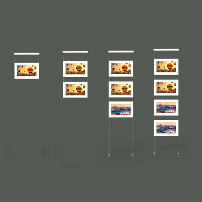 Display LCD de janela de brilho ajustável de 21,5 polegadas A3 Luz solar legível Smart Digital Signage para melhor visibilidade