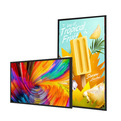 Máquina de Publicidade LCD Externa à Prova d'Água IP67 de 55 Polegadas com Alto Brilho de 4000nits para Sinalização Digital