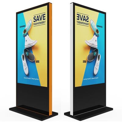 98 polegadas New Design Aluminium Frame IPS 4K Outdoor Vertical Screen Impermeável e à prova de sol 3000nits Advertising Mach